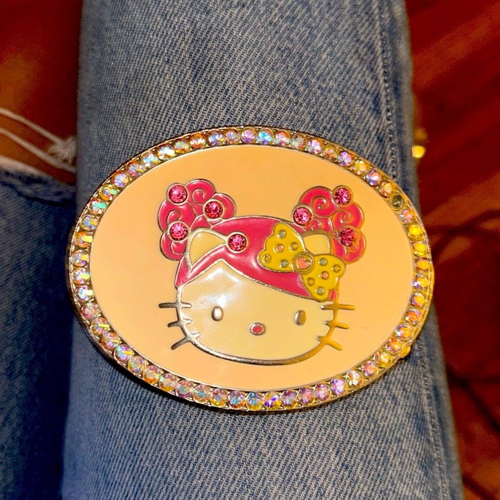 Tarina Tarantino “pink head collection belt”